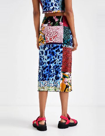 Fusta Desigual, mix culori