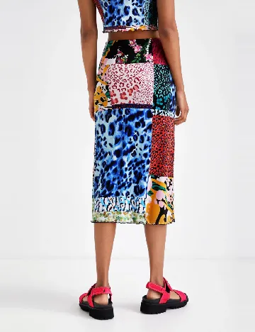 Fusta Desigual, mix culori