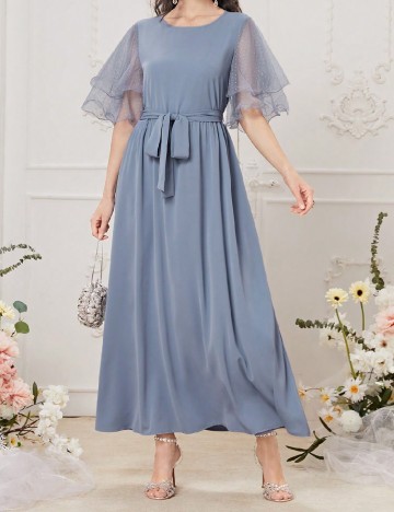 Rochie lunga SHEIN, albastru