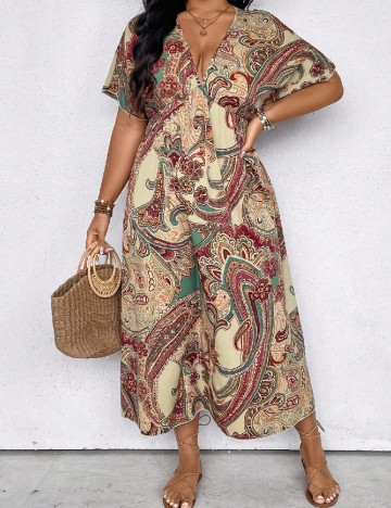Rochie medie SHEIN CURVE, mix culori