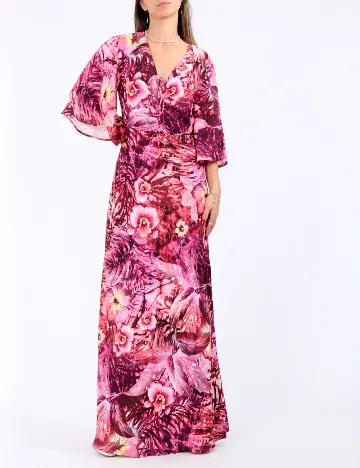 Rochie lunga Guess, mix culori