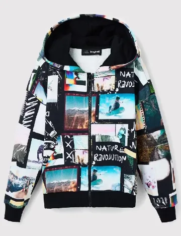 Hanorac Desigual, mix culori