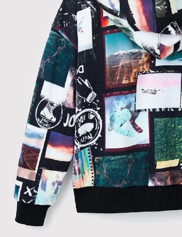 Hanorac Desigual, mix culori