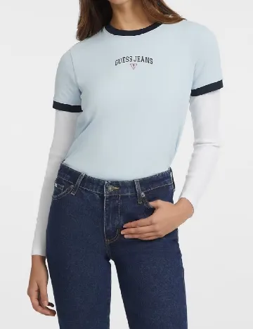 Tricou Guess, albastru