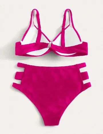 Costum de baie SHEIN, roz