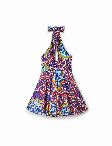 Rochie scurta Desigual, mix culori