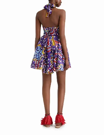 Rochie scurta Desigual, mix culori