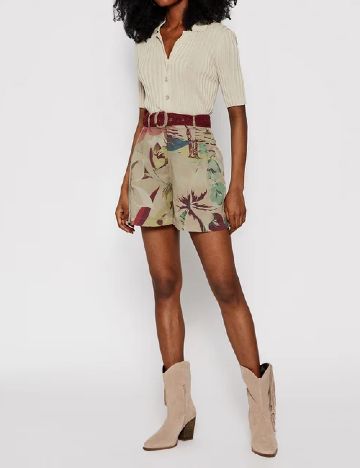 Pantaloni scurti Desigual, maro