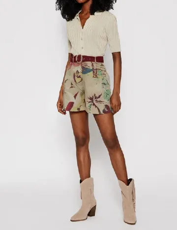 Pantaloni scurti Desigual, maro