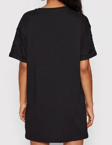 Rochie scurta Desigual, negru/bej