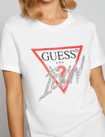 Tricou Guess, alb