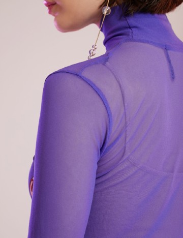 Bluza Desigual, mov