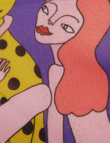 Bluza Desigual, mov