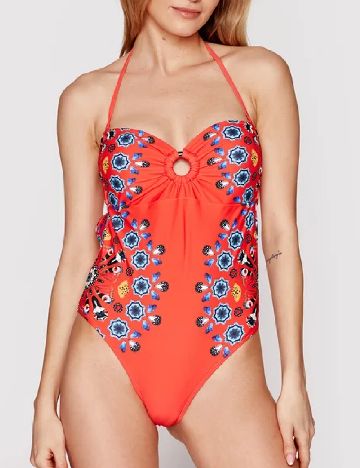 Costum de baie Desigual, rosu