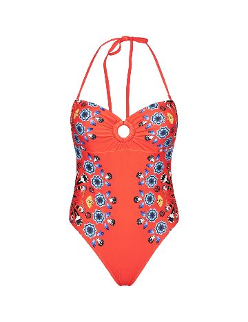 Costum de baie Desigual, rosu