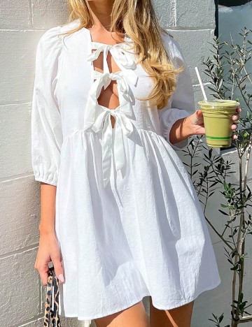 Rochie scurta SHEIN, alb