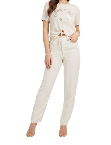 Blugi Guess, crem