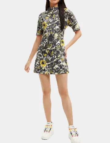Rochie scurta Desigual, mix culori