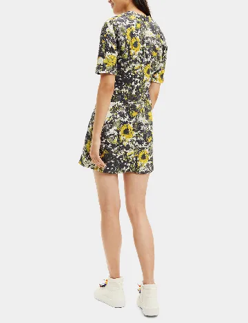 Rochie scurta Desigual, mix culori
