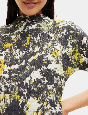 Rochie scurta Desigual, mix culori
