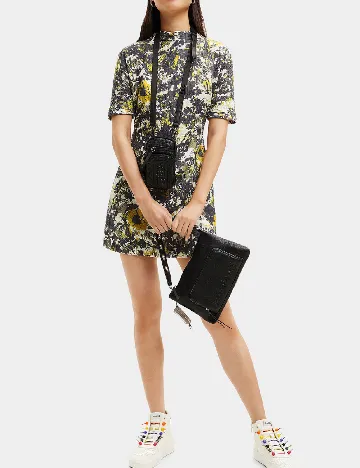 Rochie scurta Desigual, mix culori