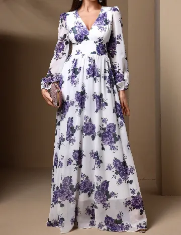 Rochie lunga SHEIN, floral print