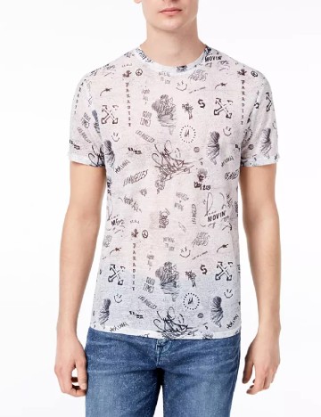 Tricou Guess, gri