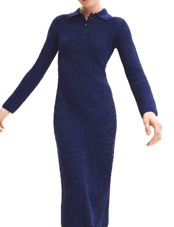 Rochie medie Desigual, bleumarin