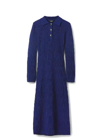 Rochie medie Desigual, bleumarin