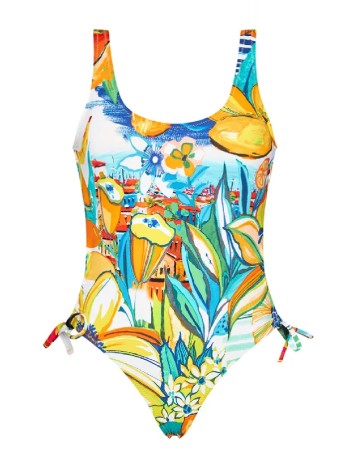 Costum de baie Desigual, mix culori