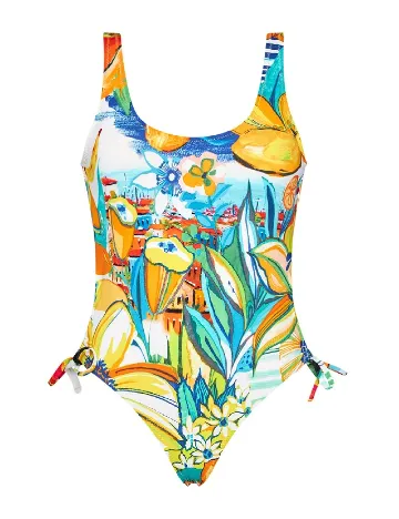 Costum de baie Desigual, mix culori