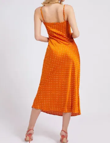 Rochie medie Guess, portocaliu