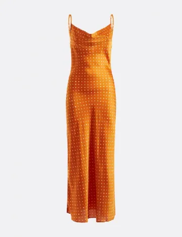 Rochie medie Guess, portocaliu