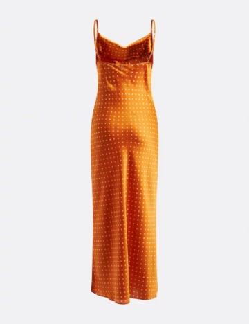 Rochie medie Guess, portocaliu
