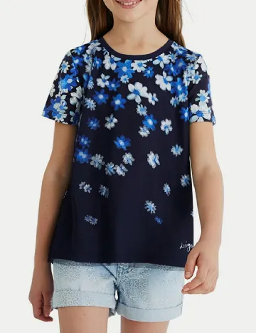 Tricou Desigual, bleumarin