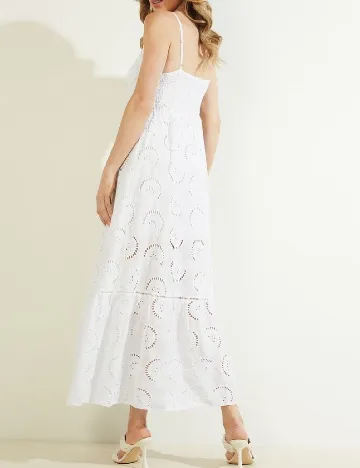 Rochie lunga Guess, alb