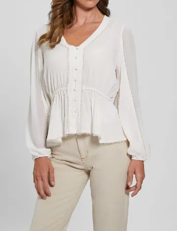 Bluza Guess, ecru