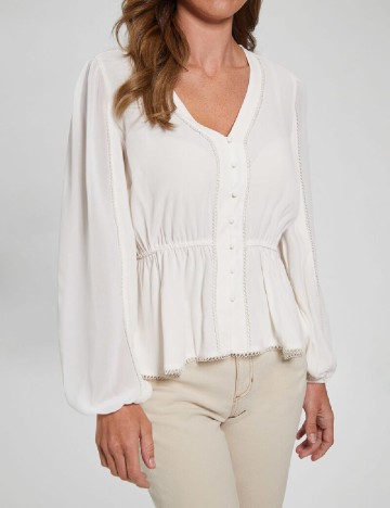 Bluza Guess, ecru