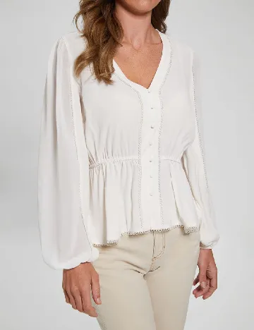 Bluza Guess, ecru