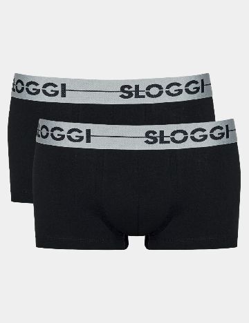 Set Boxeri 2 perechi Sloggi by Triumph, negru