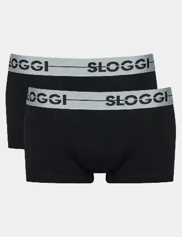 Set Boxeri 2 perechi Sloggi by Triumph, negru