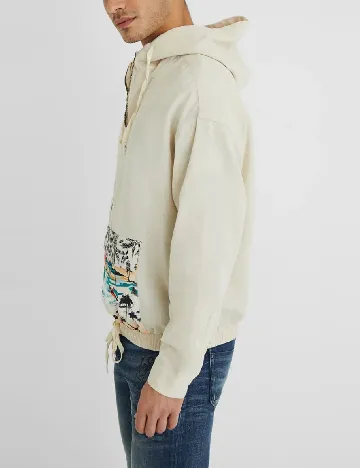 Hanorac Desigual, crem Crem