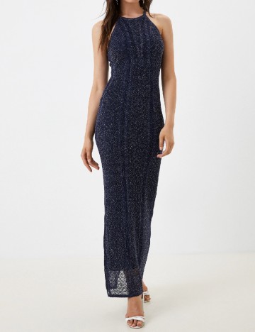 Rochie lunga Guess, bleumarin