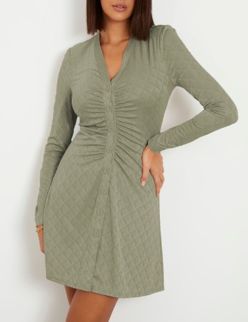 Rochie medie Guess, verde