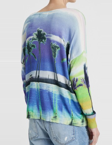 Bluza Desigual, mix culori