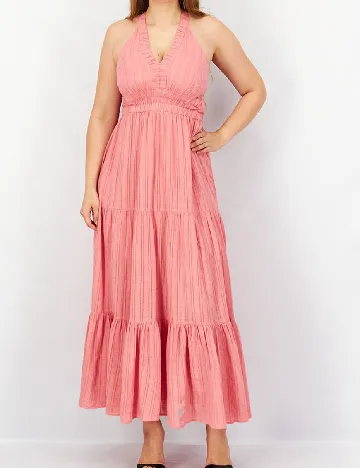 Rochie lunga Guess, roz