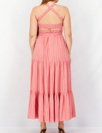 Rochie lunga Guess, roz
