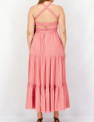 Rochie lunga Guess, roz