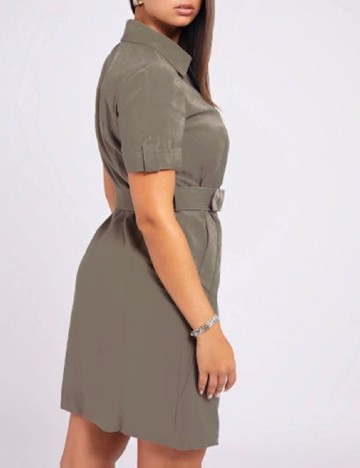 Rochie scurta Guess, kaki