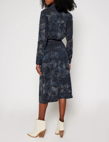 Rochie medie Desigual, bleumarin inchis
